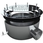 Odpływ denny Aquaviva 2'' AISI 304 (200 mm) do basenu foliowego