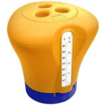 Dozownik do basenu Kokido K619BU (tabl. 75 mm) pomarańczowy z termometrem