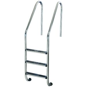Drabinka do basenu Hayward Standard (3 stopnie), szeroki brzeg, AISI-304