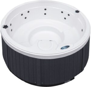 Jacuzzi z hydromasażem Passion Spas Malta Luxury (d182x72 cm), biały