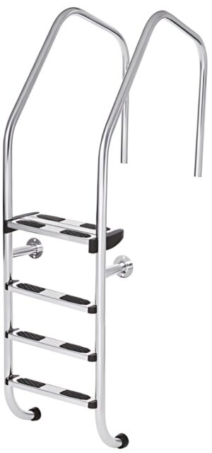 Drabinka do basenu Flexinox Overflow Special (4 stopnie), AISI-316L