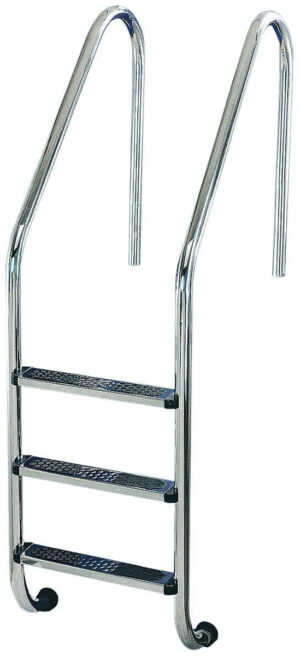 Drabinka do basenu Flexinox Standard Electropolished (3 stopnie), AISI-316L