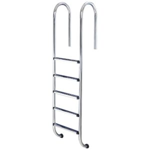 Drabinka do basenu Flexinox Wall (5 stopni), AISI-316