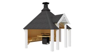 otwarta altana grillowa 9,2m2