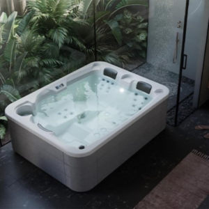 Luksusowa wanna z hydromasażem ALEXANDRIA AstralPool - domowe SPA dla 3 osób